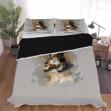 Cute Beagle Bed Set